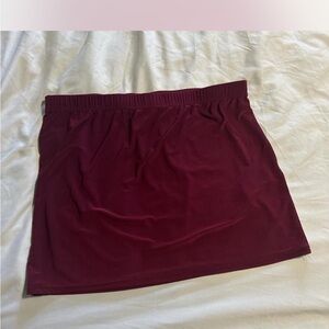 PrettyLittleThing Deep Red Mini Skirt